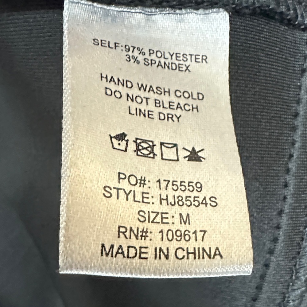 Shinestar Black Textured Jacket Leather Look- Soft Fabric Feel - Picture 5 of 10
